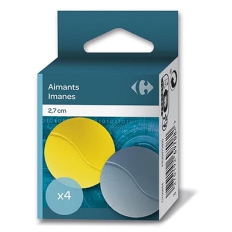 Carrefour aimant 27mm x4