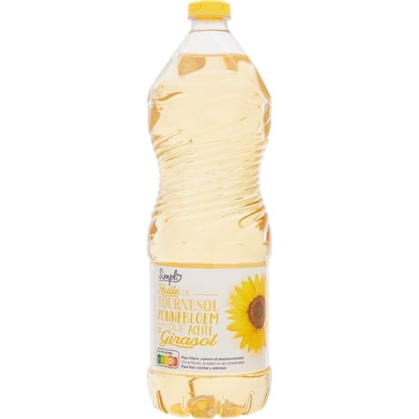Simpl huile de tournesol raffinée 1 litre