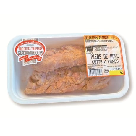 Pied de porc cuit pane Metras