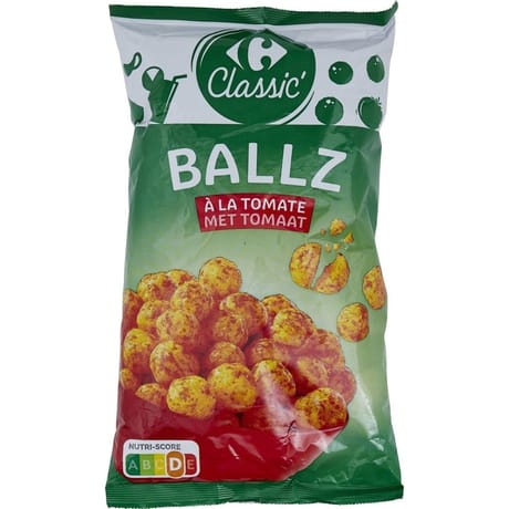 Carrefour classic' biscuits apéritifs boules tomate 115g