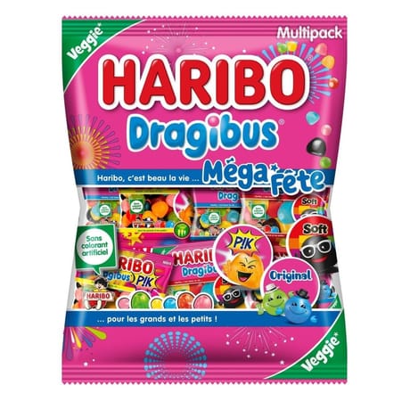 Haribo méga fête dragibus 800g