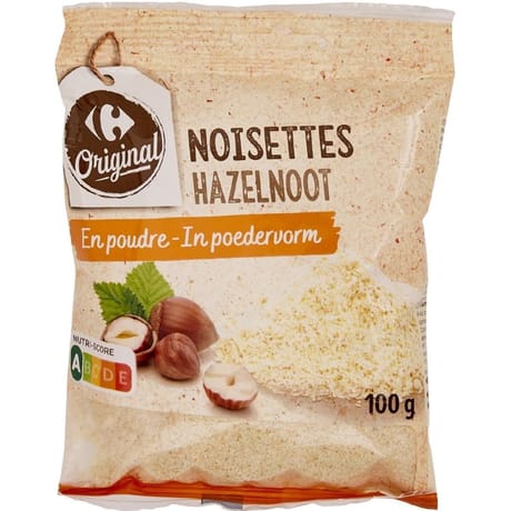 Carrefour original noisettes en poudre - 100g