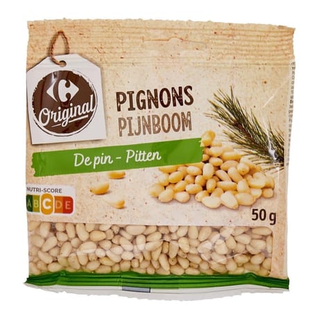 Carrefour origininal pignons de pin 50g