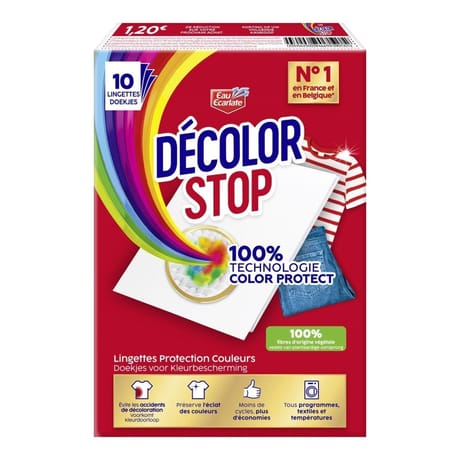 Decolor stop lingettes protection couleurs x10