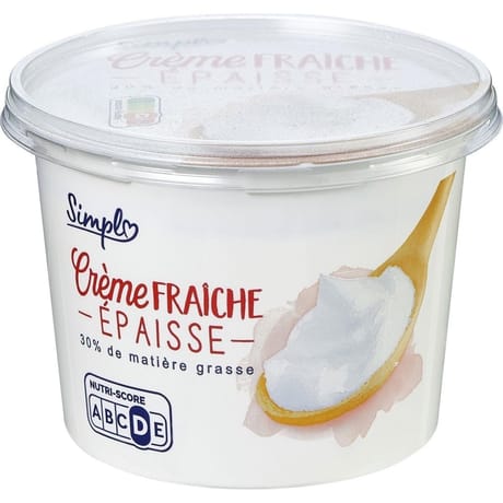 Simpl crème fraîche épaisse 30% matière grasse 50cl
