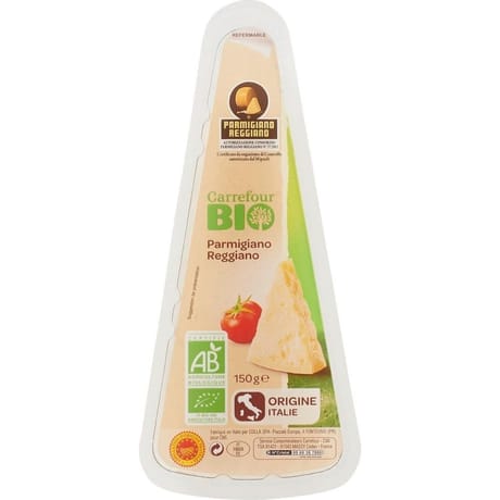 Carrefour Bio Parmigiano Reggiano AOP Bio 150g