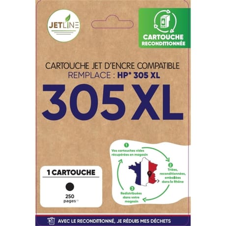 Jetline cartouche encre H-305 XL B
