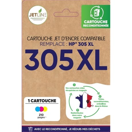 Jetline cartouche encre H-305 XL CL