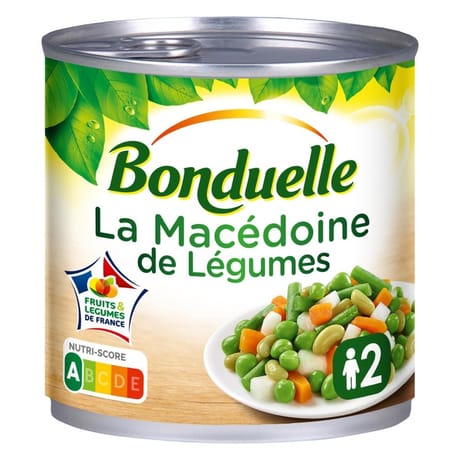 Bonduelle macédoine 1/2 265g