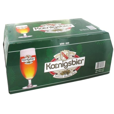 Koenigsbier bière blonde 24 x 25cl 4%vol