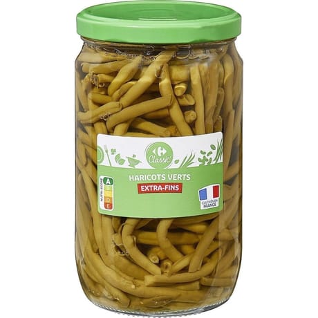 Carrefour Classic' haricots verts extra-fins 345g