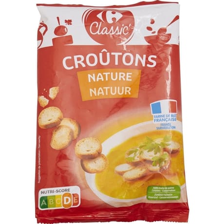 Carrefour classic' croutons nature 90g