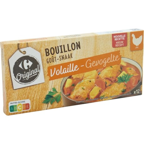 Carrefour Original bouillon de volaille 120g