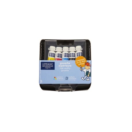 Lefranc & bourgeois pocket box de 5 tubes de gouache 5x10 ml
