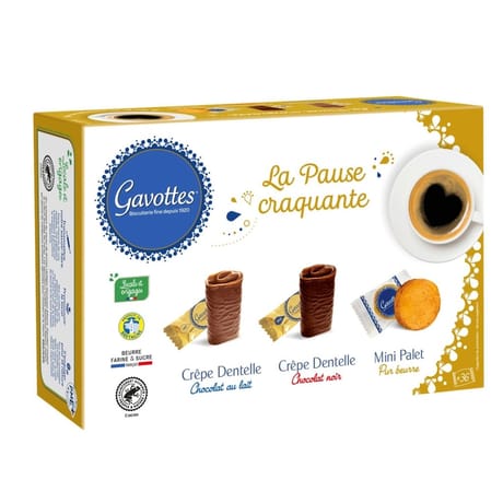 Gavottes coffret la pause craquante 180g