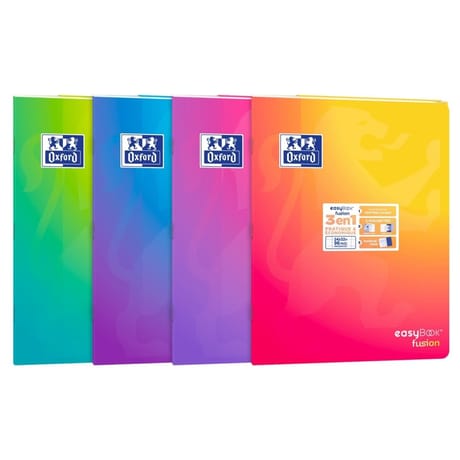 Oxford cahier easybook fusion agrafé 240x320 96p