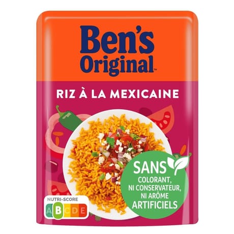 Ben's original riz micro ondable a la mexicaine 220g