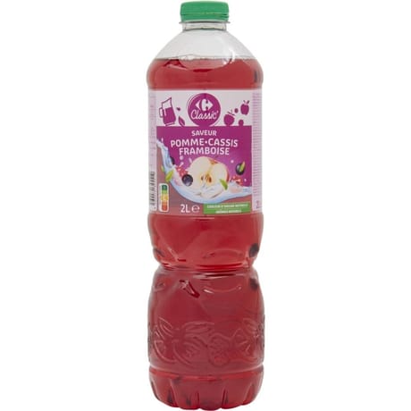 Carrefour classic' boisson pomme cassis framboise 2l