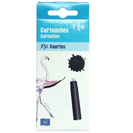 Carrefour 30 cartouches d'encre noir