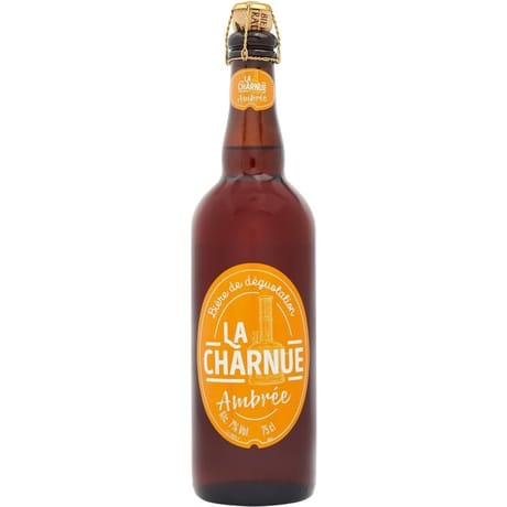 Carrefour bière de dégustation la Charnue ambrée 75cl 7°vol