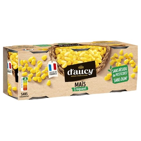 D'aucy maïs srp ultra croquant 3x420G 1/4