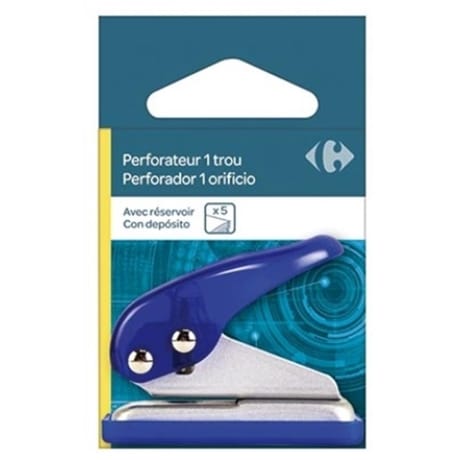 Carrefour perforateur 1 trou 5 feuilles