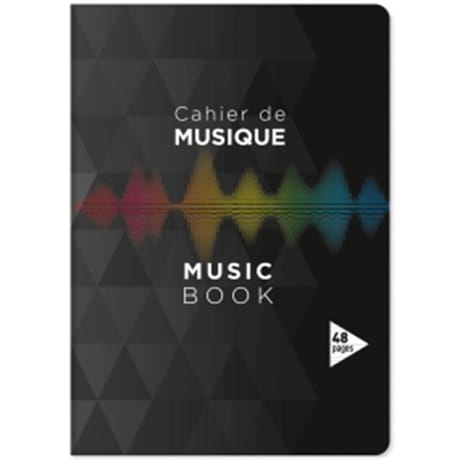 Carrefour cahier de musique et chant 21x29,7 cm 48 pages grands carreaux