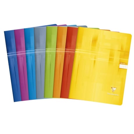 Clairefontaine cahier piqûre 24x32 cm 96 pages seyes 90 grammes