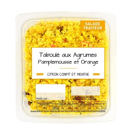 Taboulé aux agrumes- orange et pamplemousse 800g