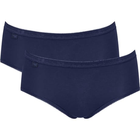 Lot de 2 slips midi Sloggi 00YA MARINE T50