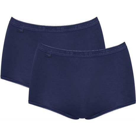Lot de 2 culottes maxi Basic Sloggi 00YA MARINE T56