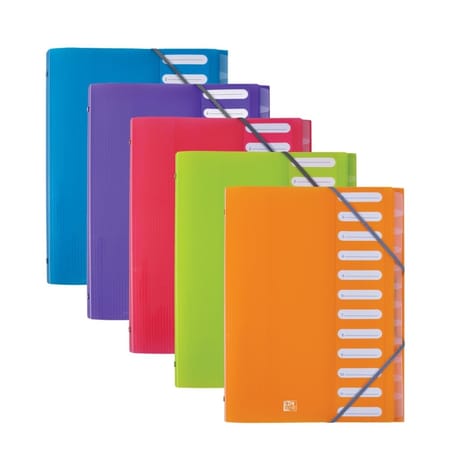 Oxofrd trieur school life A4 12P translucide