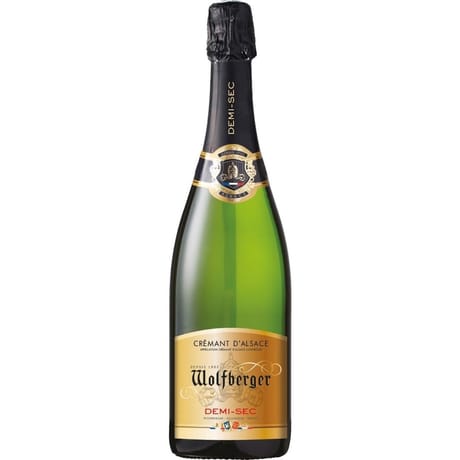 Wolfberger crémant demi sec 75cl 12%vol