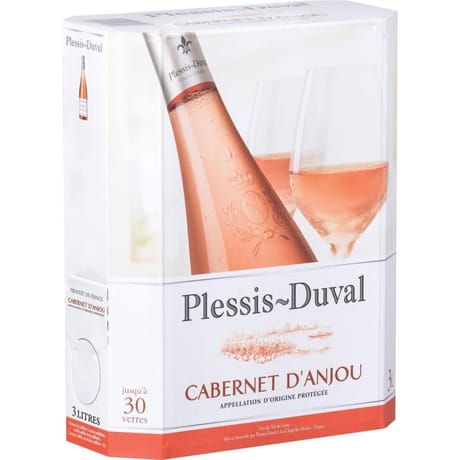 Plessis duval aoc cabernet d'anjou rosé bib 3L 11%vol