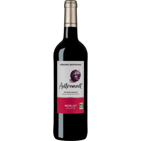Autrement bio merlot 75cl 14%vol