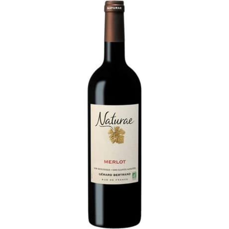 Naturae ipg pays d'oc merlot rouge bio vegan 2020 75cl 14%vol