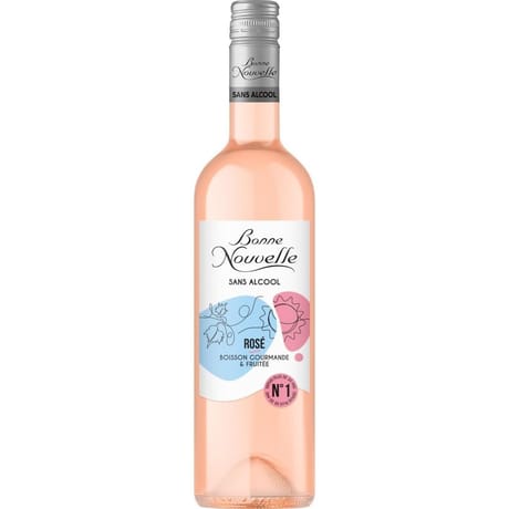 Bonne nouvelle rosé sans alcool 75cl 0.05%vol
