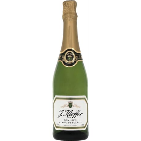 J. Kieffer Mousseux demi sec blancs de blanc 75cl