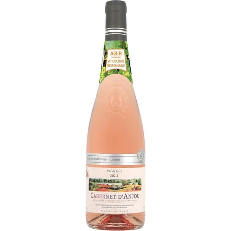 Cave d'augustin florent cabernet d'Anjou AOP vin rosé 12°-75cl