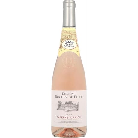 Reflets de france domaine roches de Fesle cabernet d'anjou vin rosé AOP  11.5°-75cl