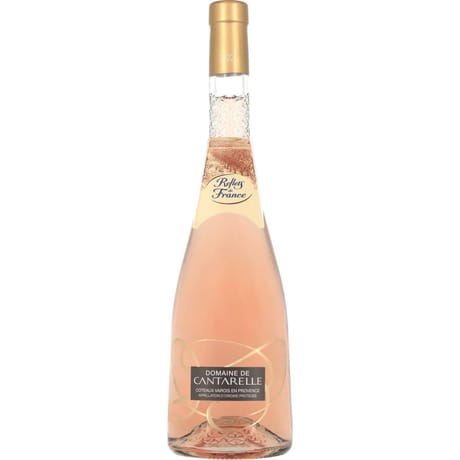 Reflets de france Domaine de Cantarelle coteaux varois en provence vin rosé AOP  12°-75cl