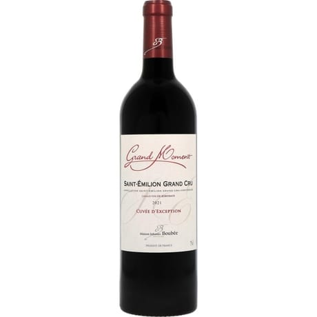 Grand moment saint-émilion grand cru cuvee d'exception 14.5% 75cl