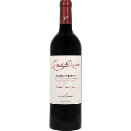 Grand moment saint-estèphe  cuvee d'exception 13% 75cl