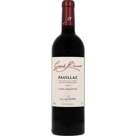 Grand moment pauillac cuvee d'exception 13% 75cl