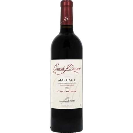 Grand moment margaux cuvee d'exception 12.5% 75cl