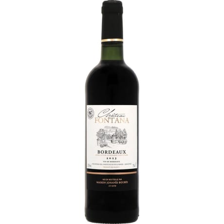 Chateau fontana bordeaux rouge 13% 75cl