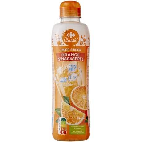 Carrefour classic' sirop orange 75cl