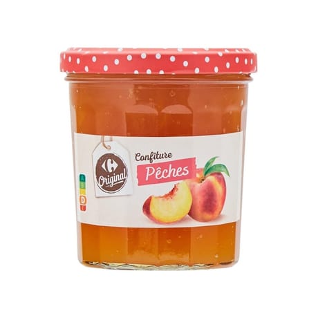 Carrefour original confiture pêches - 370g