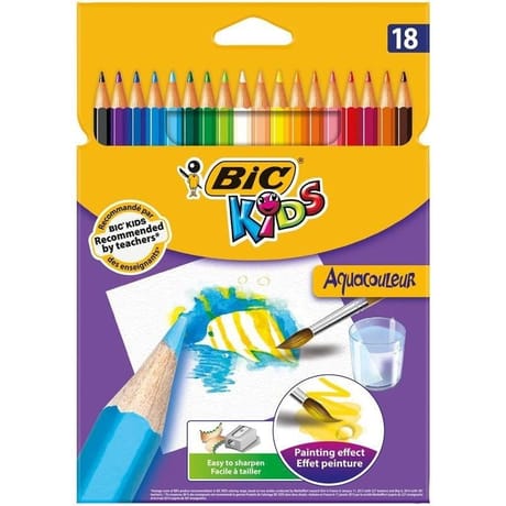 Bic aqua couleur étui carton X18