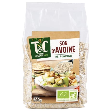 Terre et céréales son avoine bio 500g